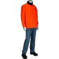 Pip Ironcat 9oz 30in Sateen Cotton Jacket, Orange, 2XL 7050O/2XL